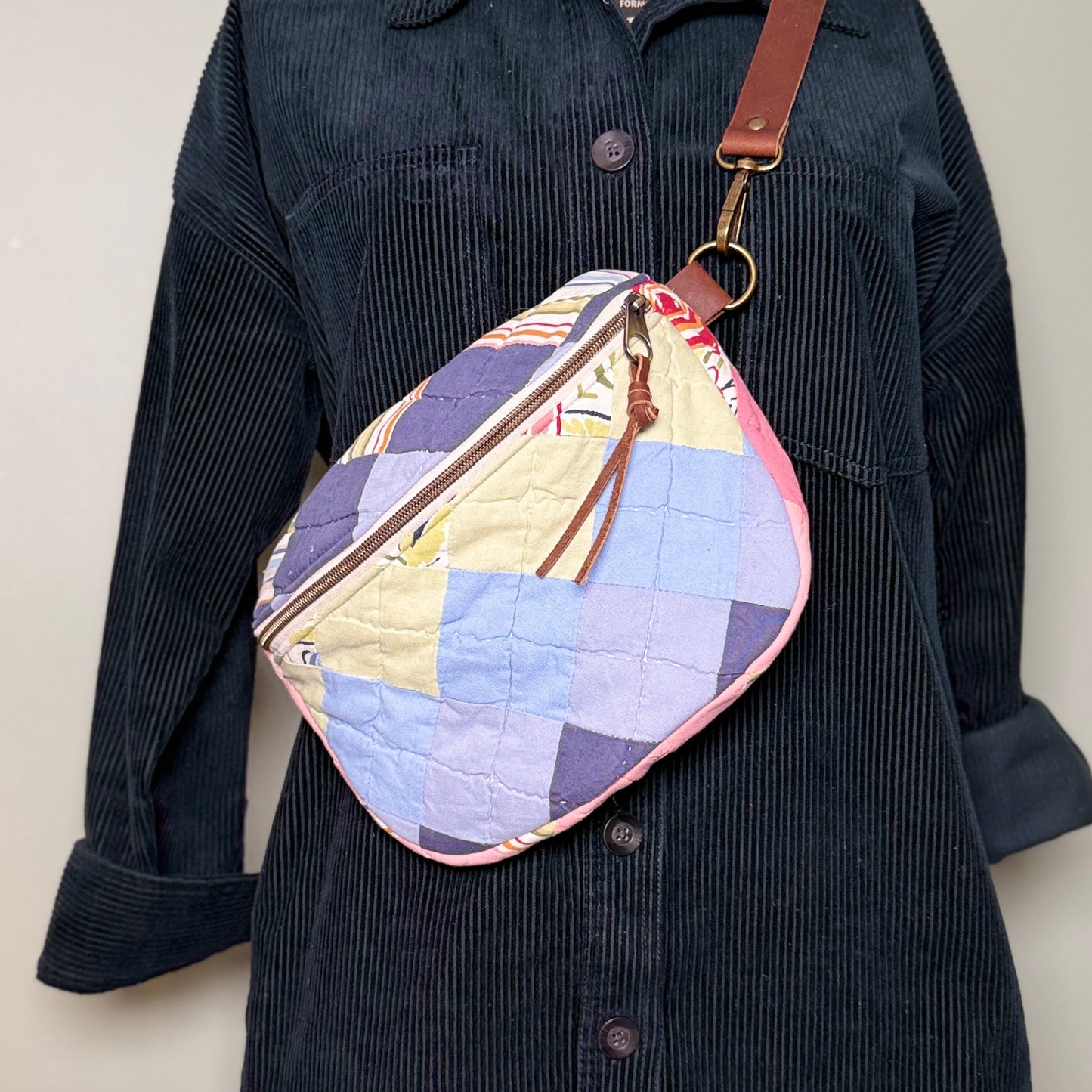 Upcycled Quilt Bag #7