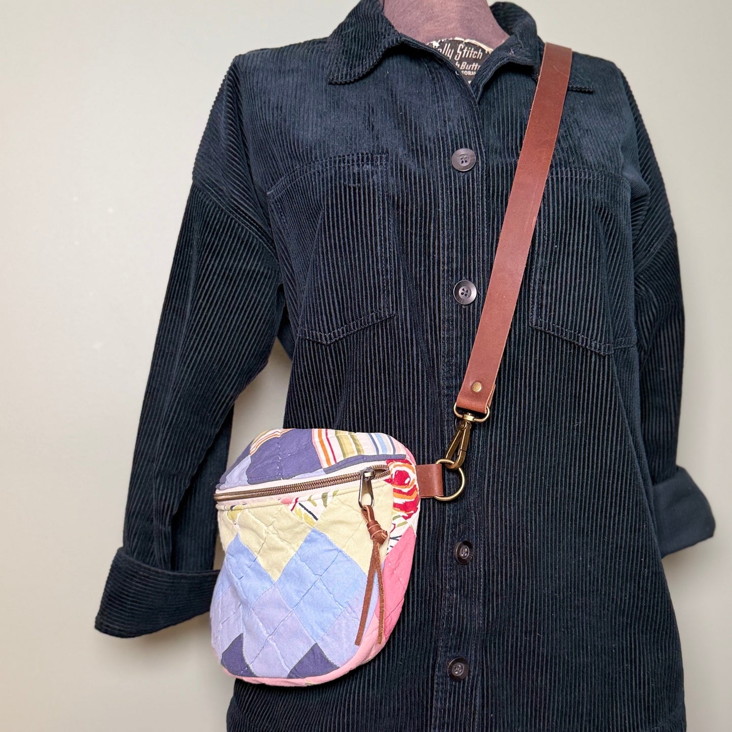 Upcycled Quilt Bag #7