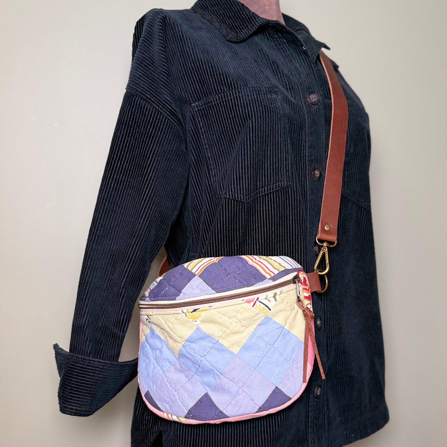 Upcycled Quilt Bag #7