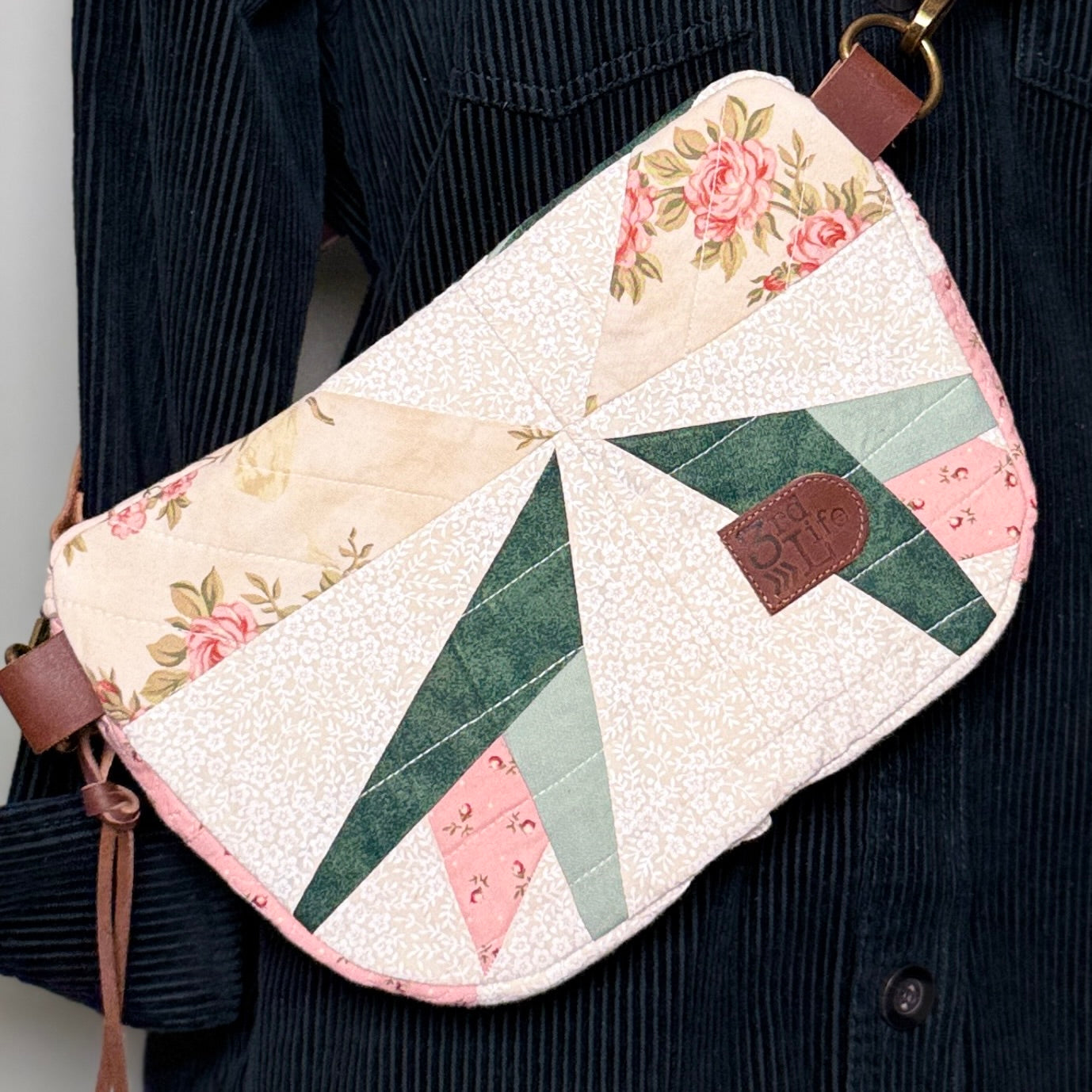 Upcycled Quilt Bag #8