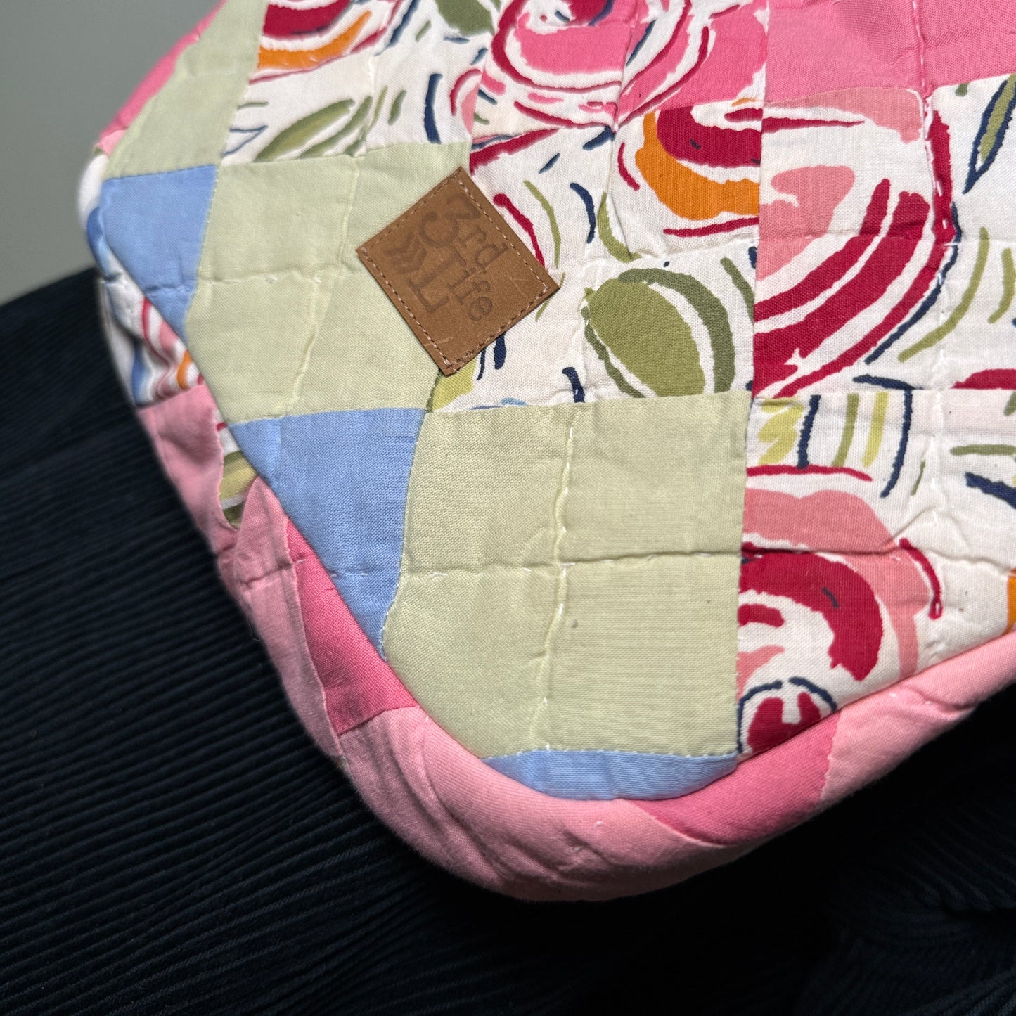Upcycled Quilt Bag #7