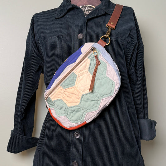 Upcycled Quilt Bag #9