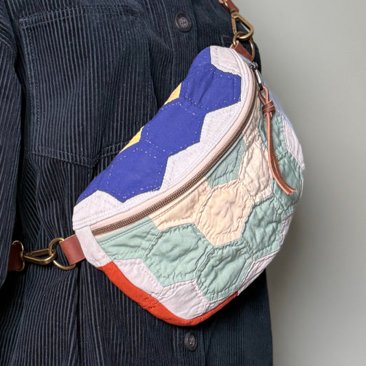 Upcycled Quilt Bag #9