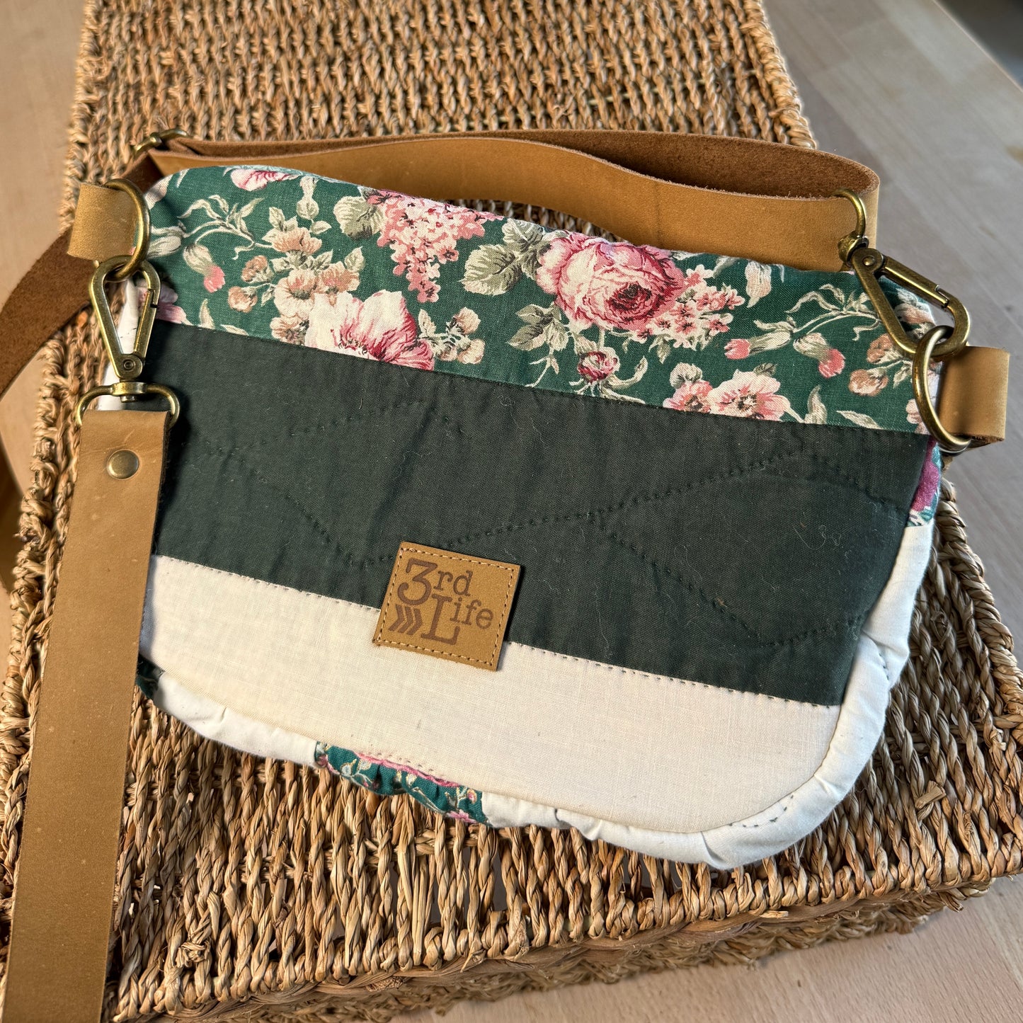 Upcycled Quilt Bag - 90's Sunset