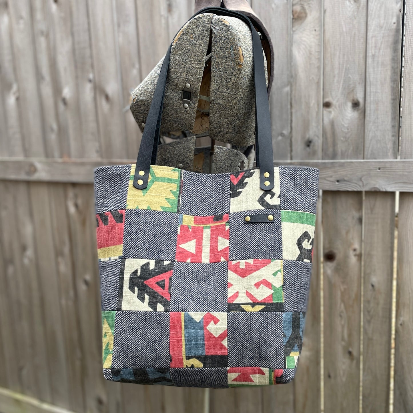 Patchwork Squares - Shoulder Bag