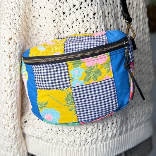 Upcycled Quilt Bag - Patch Work 2