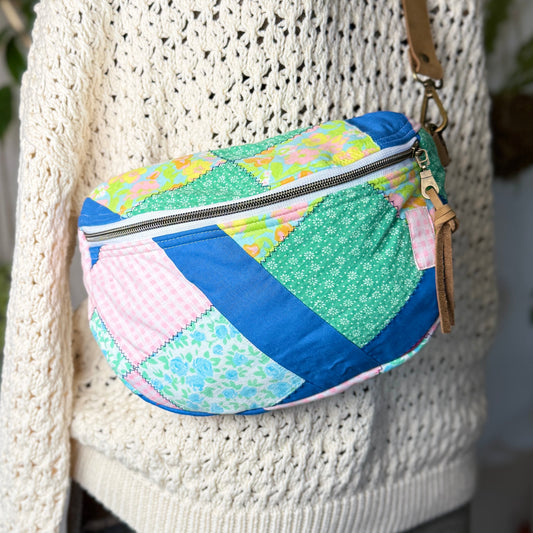 Upcycled Quilt Bag - Patch Work 5