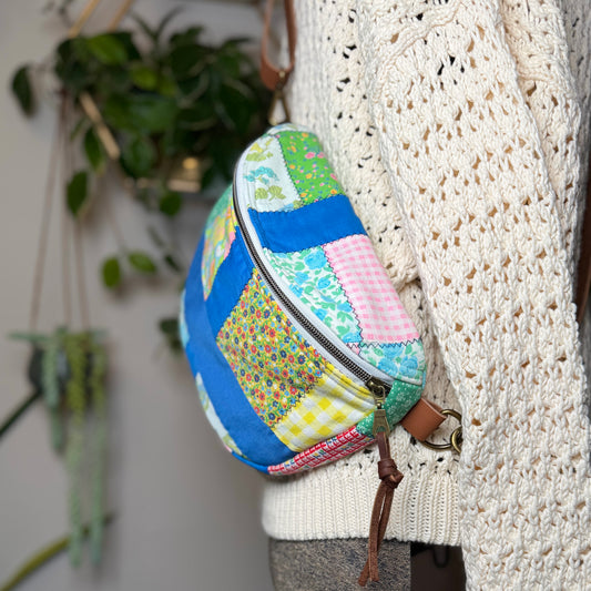 Upcycled Quilt Bag - Patch Work 3