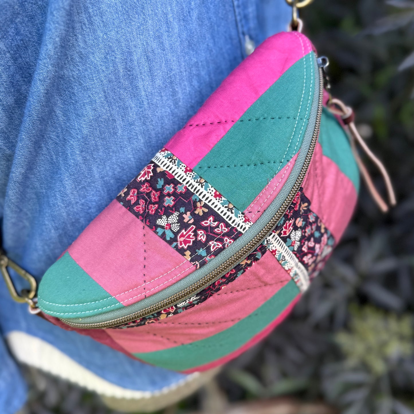 Upcycled Quilt Bag - Nostalgic Patchwork