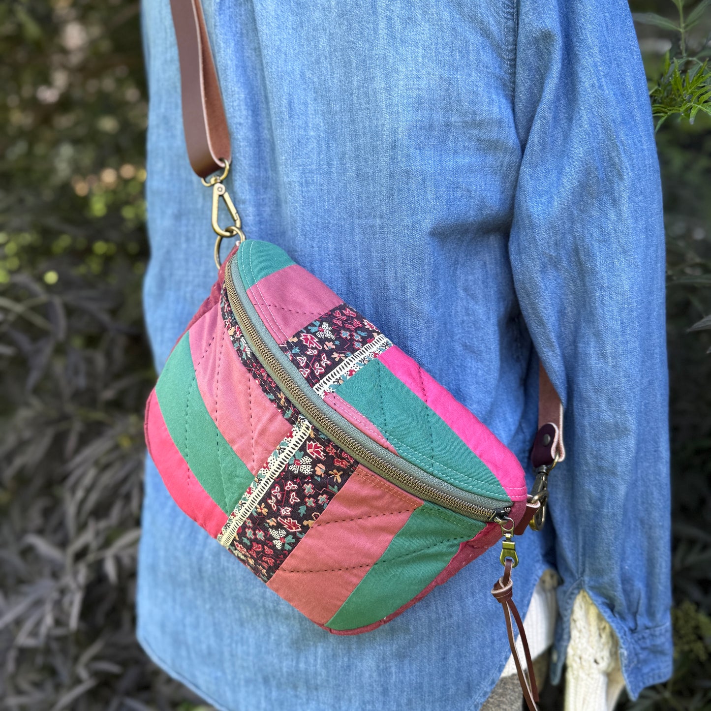 Upcycled Quilt Bag - Nostalgic Patchwork